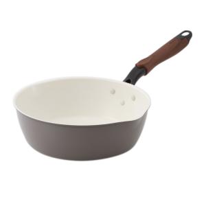 深型フライパン 炒め鍋 片手鍋 セラミック[Kerami IH フライパン 24cm 深型 KEYUCA ケユカ]