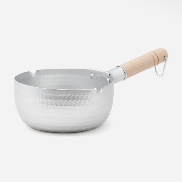 日本製 国産 キッチン用品 調理器具 片手鍋 アルミ鍋 ガス火対応 目盛り付き｜ ゆきひら鍋 18c...