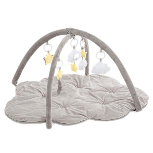 プレイジム ベビーマット おもちゃ 玩具 オモチャ ベビー 赤ちゃん[ふわふわくものプレイジムマット...