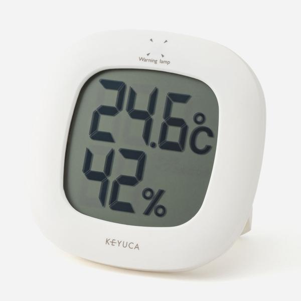 デジタル温湿度計 大画面で見やすい 室温・湿度管理 ベビー部屋や寝室に最適 ｜ KEYUCA 大画面...