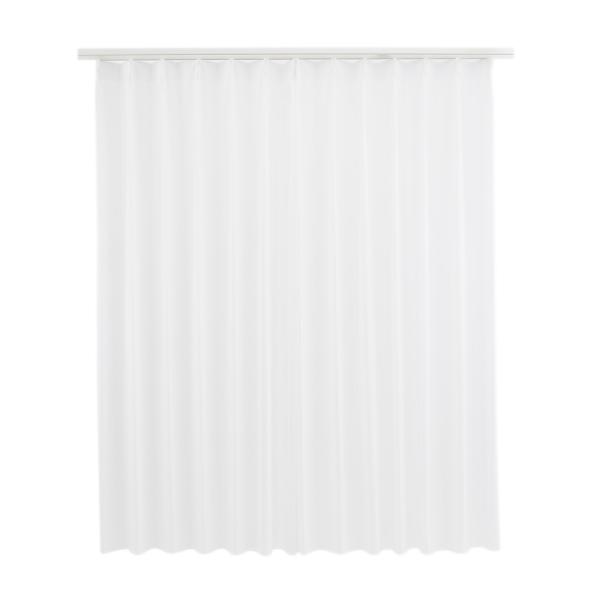 カーテン インテリア ファブリック 遮光生地｜ すぐに使える高機能ベーシックレース 2枚セット ホワ...