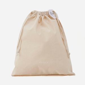 ギフトバッグ プレゼント 贈り物 梱包 包装 ポーチ シンプル｜【セルフラッピング専用】C巾着 Lサイズ アイボリー KEYUCA(ケユカ)