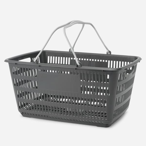国産 バスケット 大容量 スーパー ランドリー 洗濯物 収納｜ Re 買い物レジカゴ33L  KEY...