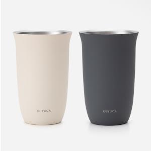 コップ カップ 食洗機可 ビール ジュース ステンレス かわいい｜ 食洗真空断熱あじわいビアタンブラー400ml  KEYUCA(ケユカ)｜KEYUCA Yahoo!ショッピング店