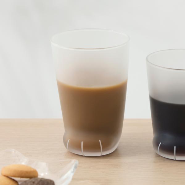 国産 コップ カップ 肉球 猫の手 可愛い 300ml ｜ coconeco 親猫グラス  KEYU...