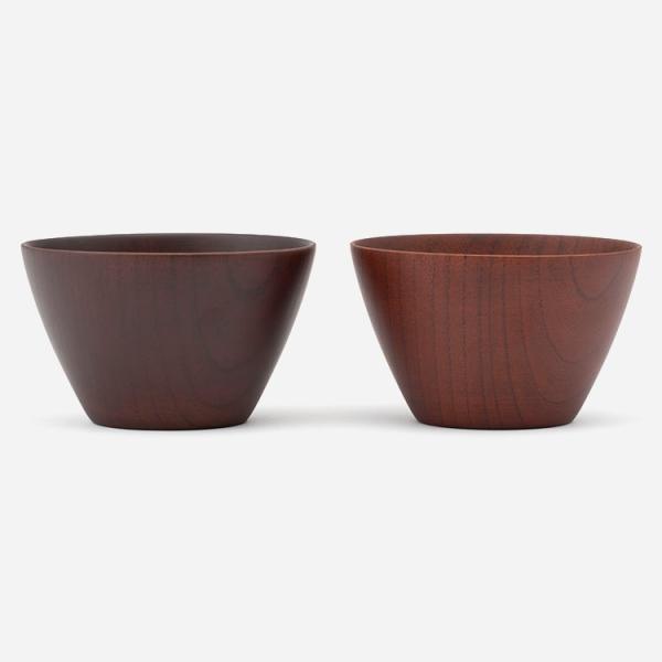 汁椀 お椀 味噌汁椀 スープボウル おわん 和食器 木製 食器[山中塗 食洗 天然ナツメ ナナメ椀 ...