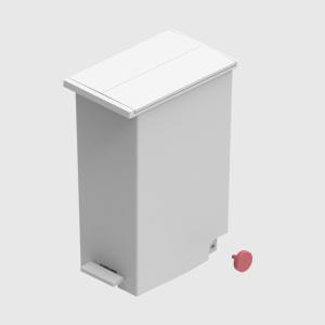 KEYUCA（ケユカ）ダストボックス42L　3個 KEYUCA（ケユカ） ゴミ箱 27L 両開き 蓋付き ペダル式 分別 キャスター