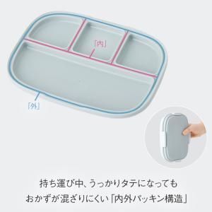 お弁当箱 ランチボックス かわいい 薄型 平ら...の詳細画像4