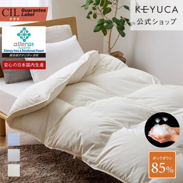 ふとん 羽毛 シングル 掛け布団 1.0kg ダウン85%リネン 軽い ダニ防止 ｜ 静電気起きにく...