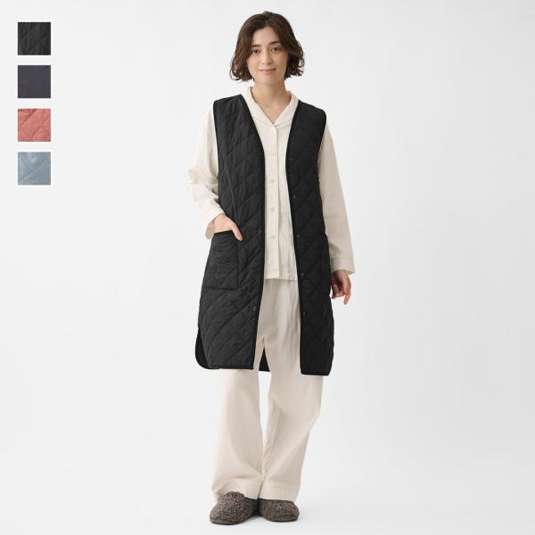ベスト 中綿 あったか 部屋着 レディース おしゃれ  通販|ケユカリラックスウェア 撥水中綿あたた...