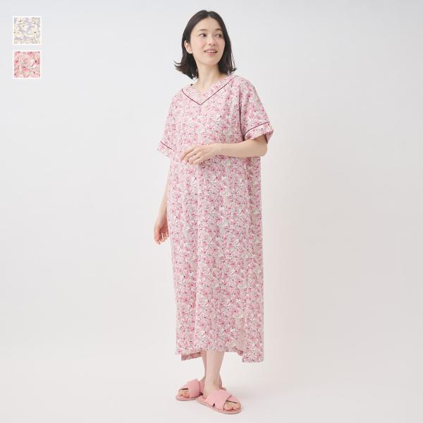 パジャマ ルームウェアセットアップ 半袖  寝間着 部屋着 ｜ ケユカリラックスウェア 湯上り楊柳フ...