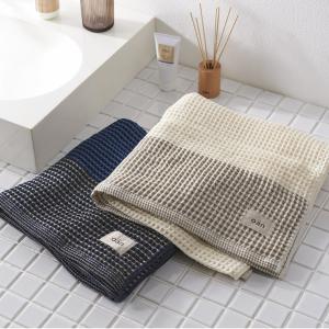 バスタオル 今治[[今治製] オアン ワッフルボーダー バスタオル 68×130cm KEYUCA ケユカ]