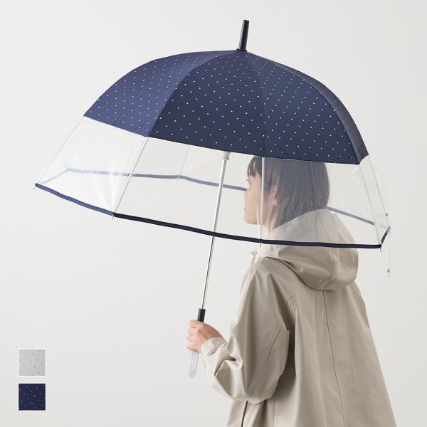 日傘 晴雨兼用 UVカット 撥水加工 軽量 シンプル 前後曲げ設計 深張ドーム型 高密度素材｜ KE...