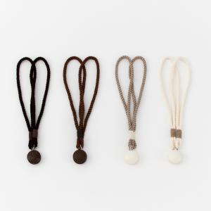 KEYUCA 196×194センチ ケユカ カーテンブラウン　タッセル付 KEYUCA（ケユカ） タッセル カーテン[コットンボール タッセル 約70cm