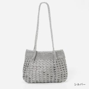 バッグ ハンドメイド 春 夏 涼しげ メタリッ...の詳細画像5