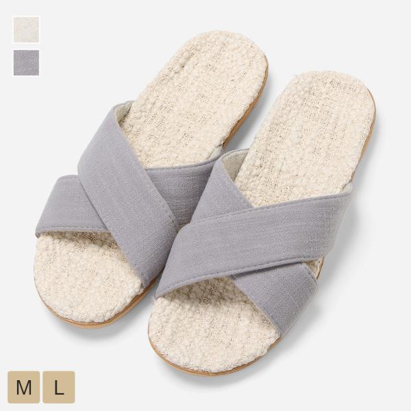 スリッパ ルームシューズ サンダル 室内履き 来客 お客様 オフィス 仕事場 ｜ 底がしみない綿スリ...