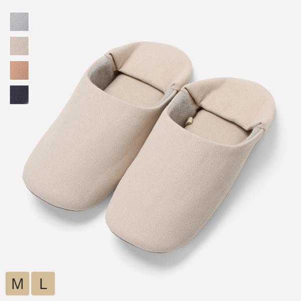 撥水 帆布 バブーシュ キャンバス地 スリッパ 室内履き ルームシューズ ルームスリッパ キッチン ...