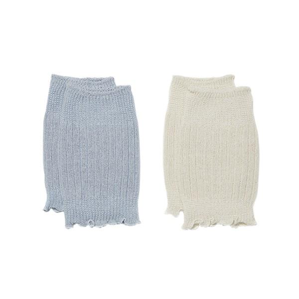 レッグウォーマー シルク[[日本製] N ガーゼ編み絹のミニレッグウォーマー KEYUCA ケユカ]