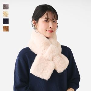 レディース マフラー スヌード フェイクファー 保温
