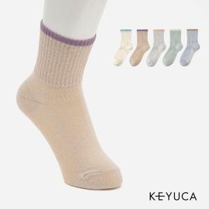 靴下 綿 麻 レディース メッシュ 春 夏 ソックス ゆったり 薄手 通気性 ｜ R 綿麻トップラインメッシュ |ソックス|靴下 KEYUCA(ケユカ)