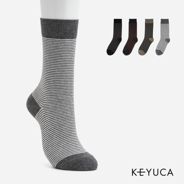 男性 シンプル クルーソックス おしゃれ 綿 スニーカー 革靴｜ R M メンズ ボーダークルー|ソ...