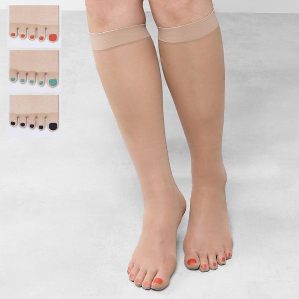 ネイル ストッキング 5本指 ハイソックス 時短ネイル ｜ d 履くだけネイル ストッキング<5本指...