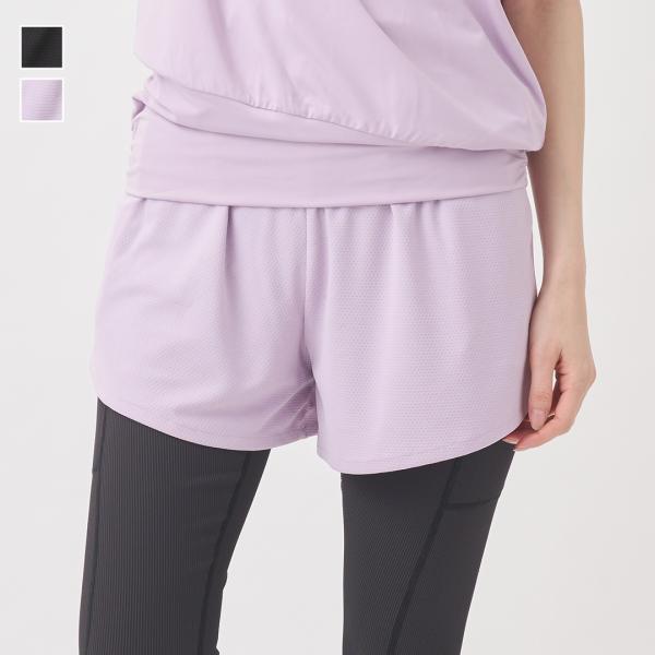 ショートパンツ ハーフパンツ スタイルカバー 膝丈 きれいめ センタープレス 細見え  ｜ H スタ...