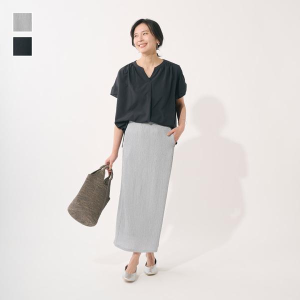 レディース アイライン スカート 楊柳 キレイ見え Iライン  おしゃれ 通販｜ブライト楊柳アイライ...