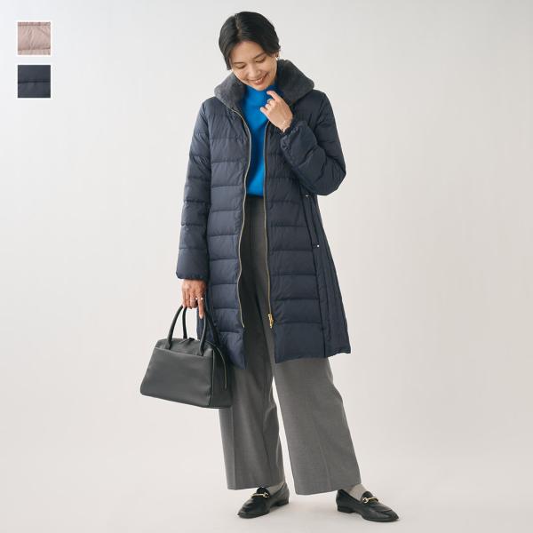 レディース アウター ダウン ダウンコート コート ファー ロング ロングコート 上品 冬 おしゃれ...