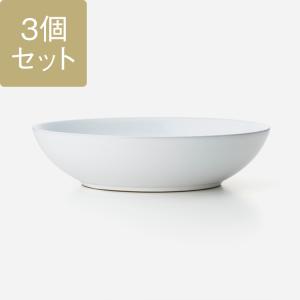 美濃焼 磁器 日本製 丼 シンプル 無地 食器 テーブルウエア[【WEB限定セット割】[美濃焼] 湖畔ボウル 21cm 3個セット KEYUCA ケユカ]｜keyuca