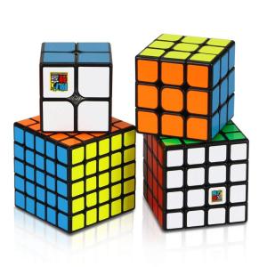 マジックキューブ 2x2 3x3 4x4 セット 魔方 立体パズル Magic Cube Set 競技専用 脳トレ 回転スムーズ 知育玩具｜keywest-store