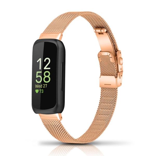 HeeNia Fitbit Inspire 3 対応 バンド 金属ベルト ステンレス製 替えベルト ...