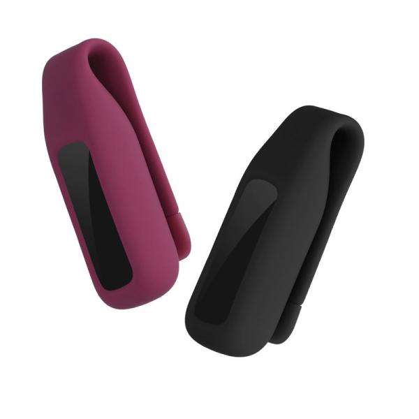 kwmobile 対応: Fitbit luxe 2x クリップホルダー - シリコン フィットネス...