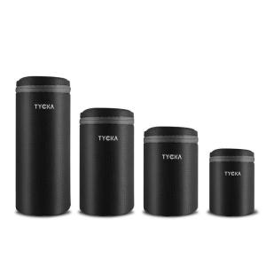 TYCKA 一眼フレカメラ レンズケース レンズ収納バッグ 10ｍｍ厚手 防水 クッション性 ジッパー式 レンズポーチ デジタルカメラ/一眼｜keywest-store
