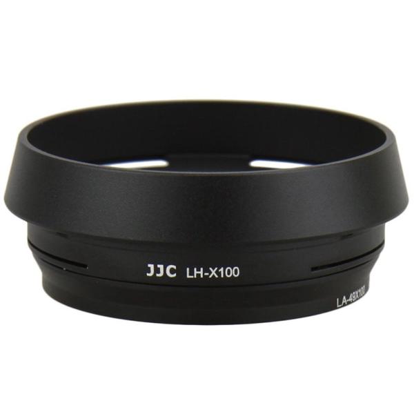 JJC ジェイジェイシー LH-JX100BK フィルターアダプター付レンズフード