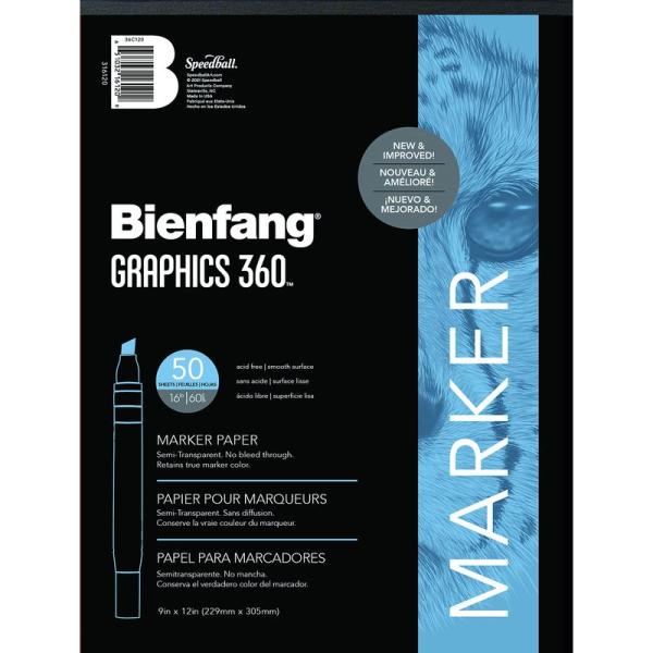 Bienfang ビエンファン グラフィックス 360 マーカー用紙パッド 22.9 x 30.5c...