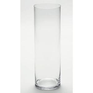 ベニーズ ガラス花瓶 BBG-039 直径13cm×高さ40cm 重量：1.16kg 円筒型 フラワーベース 花瓶 おしゃれ 透明 大型 ガ｜keywest-store