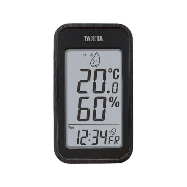 タニタ デジタル温湿度計 ブラック TT-572BK