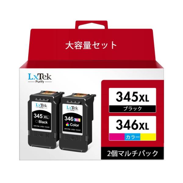 LxTek Purify BC-345XL BC-346XL 345 346 インク 大容量 2個セ...