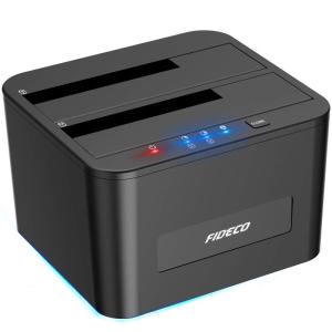 FIDECO HDDスタンド、USB3.0接続 2.5型 / 3.5型 SATA HDD/SSD対応、パソコンなしでHDDのまるごとコピー機｜keywest-store