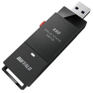 バッファロー ( BUFFALO ) PC対応 USB3.2(Gen2) TV録画 スティック型SSD 1TB ブラック Type-C付属｜keywest-store