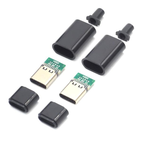 オーディオファン USBコネクタ USB-C メス USB type-C 自作コネクタ DIY US...