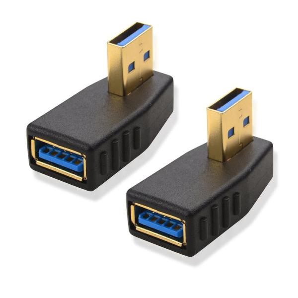 Cable Matters L字型 USB 3.0 アダプタ 5Gbps対応 （2個セット） USB...