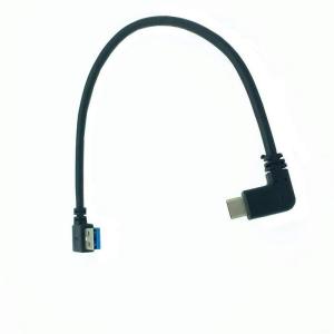 Ulyris USB 3.0 変換アダプタ, 高速USB-C 3.1 オス to USB-A 3.0 オス L字型の左ベンドケーブル 超高速｜keywest-store