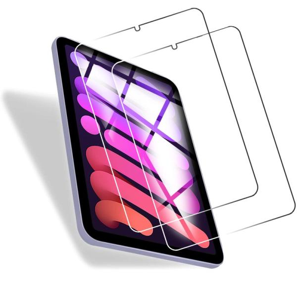 2枚入り For iPad mini 6 第6世代 専用の 強化ガラスフィルム For mini 6...