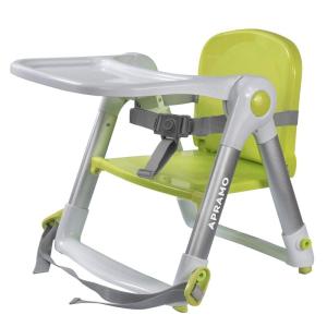 ベビーチェア スマートローチェア 赤ちゃん用 お食事椅子 テーブルチェア 0?15キロ対象 折りたたんで持ち運べる クッションカバー付 (緑