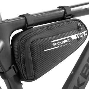 ROCKBROS自転車 バッグ 自転車 フレームバッグ トライアングルバッグ ロードバイク用 1.2L容量 膝に当りませんない 小物入れ 仕｜keywest-store