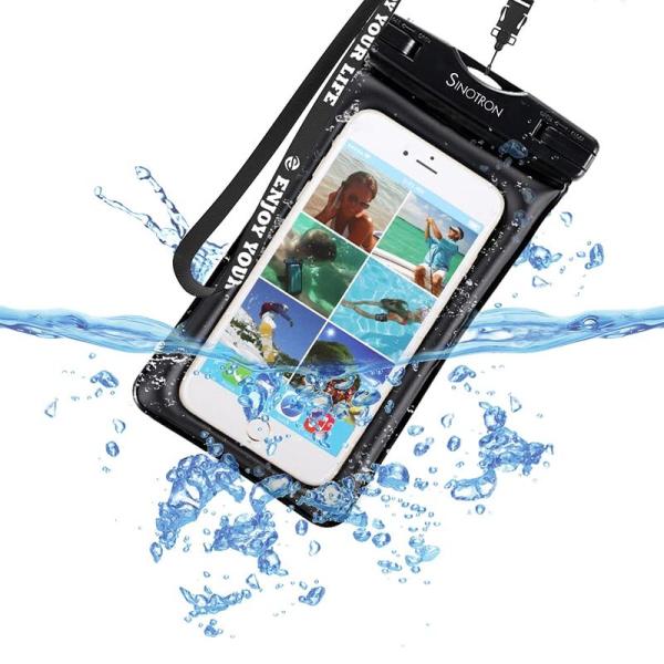 在庫処分スマホ用防水ケース 携帯電話防水バッグ 新しい環境保護材料TPU素材採用 国際 IPX8認定...