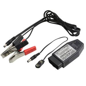 (STRAIGHT/ストレート) OBD2メモリーバックアップ 9V電池/12Vバッテリー接続用 17-581｜keywest-store