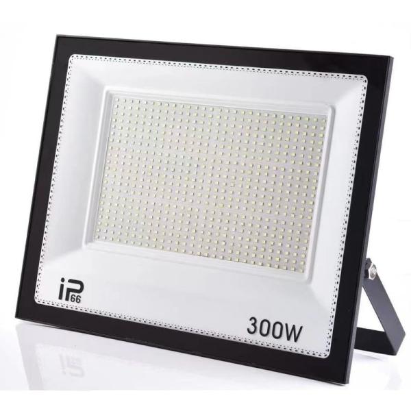 300W IP66防水 LED 投光器 作業灯35000ml 3500W相当 100V/200V 8...
